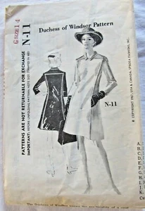 UNCUT 1950s Spadea Duchess of Windsor N-11 #VintageSewingPattern Women Dress B36 - Picture 1 of 3