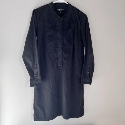 Vestido para mujer LUCKY BRAND denim negro bordado floral talla XS $119 Foto 1 de 4