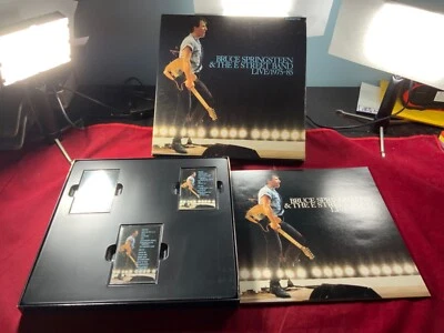 U4-60 BRUCE SPRINGSTEEN & THE E STREET BAND Live 1975-85 - 3 CASSETTE TAPE -BOOK - Image 1 of 4