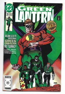 DC GREEN LANTERN #19, 1991 - 50th Ann. Issue, SIGNED BY MARTIN / MART NODELL - Picture 1 of 3