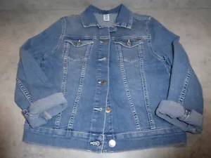 H&M: Jeansjacke Denim, Größe 158, blau, Teenager - Bild 1 von 1