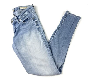 Jeans donna Guess blu chiaro effetto invecchiato taglia 27 - Foto 1 di 5