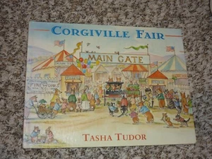 RARE Corgiville Fair by Tasha Tudor, 1st Edition H/C, 1971 Ex-Library - Picture 1 of 9