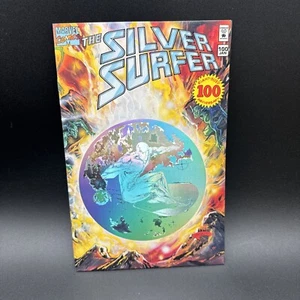 Silver Surfer #100 Giant Sized Wraparound Hologram Cover Marvel Jan 1995 !L@@K!! - Picture 1 of 6