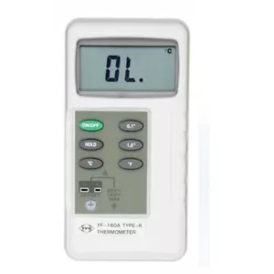 Tenmars YF-160A K type Thermometer Brand New -50 to 1200 °C (58 to 1999 °F) - Picture 1 of 4