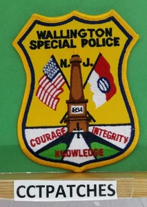 WALLINGTON, NEW JERSEY POLICE SHOULDER PATCH NJ - Picture 1 of 2