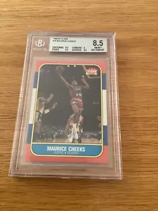 1986 86-87 Fleer Basketball MAURICE CHEEKS #16 BGS 8.5 🔥 - Bild 1 von 2