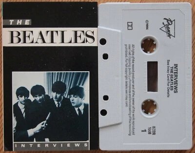 THE BEATLES - INTERVIEWS (PREMIER KCBR1008) 1984 UK CASSETTE TAPE VG+ - Image 1 of 3