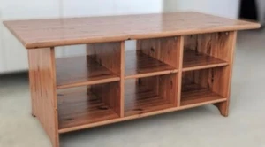 IKEA Leksvik Coffe Table PINE Solid wood storage Cubbies 23" x 46" Pick Up Only - Picture 1 of 2