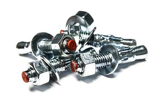 (10) Ancoraggi a cuneo 1/2"x2-3/4" - Zinco - Foto 1 di 1