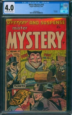 Mister Mystery #19 (1954) ⭐ CGC 4.0 ⭐ Devil Cover Last Issue Golden Age Horror - Image 1 of 3