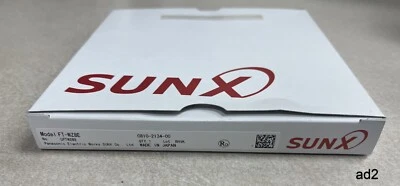 Sensor de fibra Panasonic Sunx FT-WZ8E, UFTWZ8E; disco. Por Mfg. Foto 1 de 2