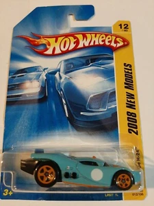 2008 Hot Wheels New Models #12 Of 40 Prototype H-24 Aqua w/Orange 5sp M.O.C. - Picture 1 of 4