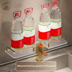 Bathroom Storage Organizer Strong Load Bearing Store Wall Mount Bathroom - Picture 1 of 10