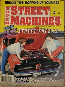 SUPER STREET MACHINES Magazin (Jan 1990) VOL.2 NO.1 Hemi 'Cuda, Shelby Mustang  - Bild 1 von 9