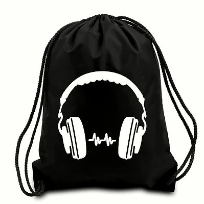 FOTL DJ KOPFHÖRER KORDELZUG PE TASCHE, SPORTTASCHE, SCHULTASCHE, WASSERABWEISEND