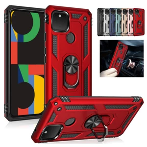 For Google Pixel 5 5A 4 4A 3A XL 4G 5G Shockproof Magnetic Kickstand Hard Case - Picture 1 of 15