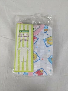 Sesame Street Vintage Retro 2001 Thermal Unionsuit Pajama Baby 6-9 Mos NEW NIP - Picture 1 of 4