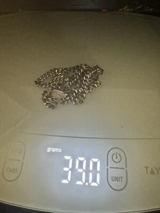 Heavy Long , Mexican 925 Sterling Silver Curb Chain Necklace. 39g 25’ - Picture 1 of 8