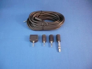 MULTIMEDIA-ADAPTERSET- 4 Klinken-Adapter&Verlängerungskabel, für MP3, PC, TV,... - Photo 1/1
