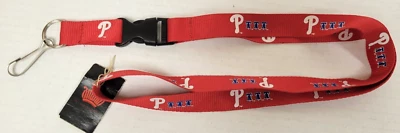 MLB Philadelphia Phillies Lanyard - Keychain, NEW (RED) - Image 1 of 4
