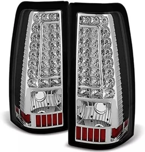 03-06 Chevy Silverado 04-06 GMC Sierra Pickup Truck Clear G2 LED Tail Lights Bra - Picture 1 of 7