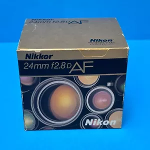 Nikon Nikkor AF 24mm f2.8 D Lens w/Box - Picture 1 of 11