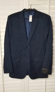 NWT Banana Republic Men 42L Tailored Suit Jacket Blazer Sport Coat Blue MSRP$249 - Picture 1 of 14