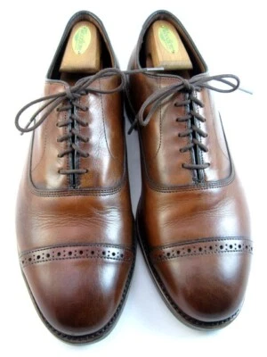 Allen Edmonds "FIFTH AVENUE" Men's Cap-Toe Oxfords 10 EEE  Dark Chili USA (469N) - Image 1 of 4