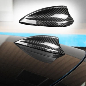 Real Carbon Fiber Shark Fin Antenna Cover Trim for BMW F22 F30 F32 2 3 4 Series - Picture 1 of 12