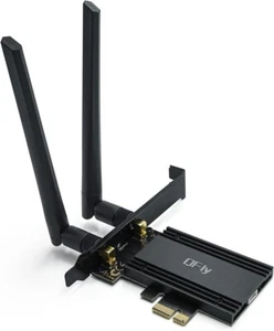 PCIe WiFi 6E Karte AX210 Netzwerkkarte Adapter für PC Gaming Bluetooth 5.3 Tri-... - Bild 1 von 6