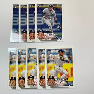 Oswald Peraza 9 Card Baseball Card Lot New York Yankees - Bild 1 von 3