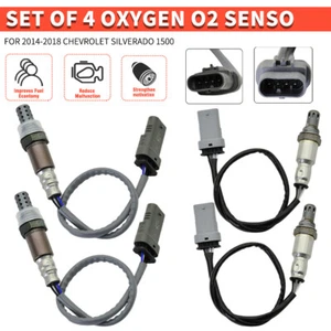 New 4PCS Oxygen O2 Sensor For 2014-2018 Chevrolet Silverado 1500 4.3L 5.3L 6.2L - Picture 1 of 10