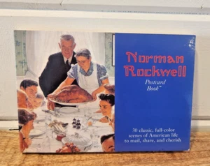 Norman Rockwell Postcard Book - Paperback By Rockwell, Norman -1987 - Picture 1 of 5