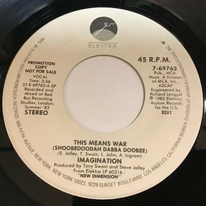 Imagination - This Means War (Shoobedoodah Dabba Doobee) 45 - Soul Boogie - Imagen 1 de 1