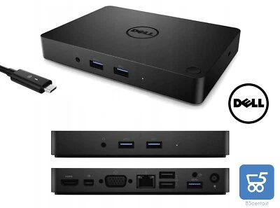 Replicatole Porte Dell K17A USBC Thunderbolt Docking Station 5175 7275 7280 7480 - Immagine 1 di 4