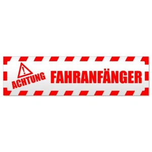Achtung Fahranfänger gestreift Magnetschild Schild magnetisch - Bild 1 von 25