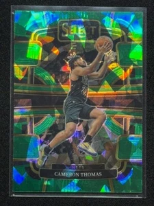 2023-24 Panini Select - Concourse Green Cracked Ice #6 Cameron Thomas - Picture 1 of 4