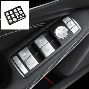 Nueva tapa del interruptor del botón del botón eléctrico cromado para Mercedes Benz W204 W212 - Imagen 1 de 12
