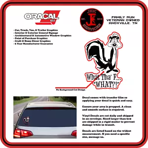 What Tha' F... "WHAT?!" Vinyl Cut Sticker Decal (Pick Your Size & Color) - Picture 1 of 2