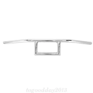 1" inch Motorcycle Handlebars 25mm Chrome Z Drag Bar For Harley Chopper Bobber - Picture 1 of 8