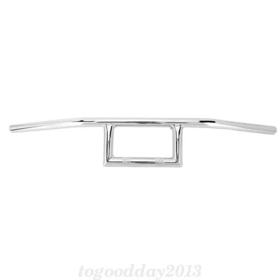 1" inch Motorcycle Handlebars 25mm Chrome Z Drag Bar For Harley Chopper Bobber - Image 1 of 4