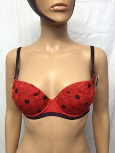Women's Bra Huit Size 85 C Red New !!! - Picture 1 of 7