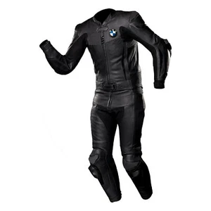 Neuf 2023 BMW Hommes Moto Combinaison Cuir Moto Veste Pantalon Courses Armour CE - Picture 1 of 4