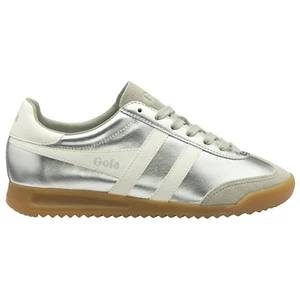 Gola Silver/Off White Classic Torpedo Glimmer Sneaker Damen 8,5 NEU - Bild 1 von 5