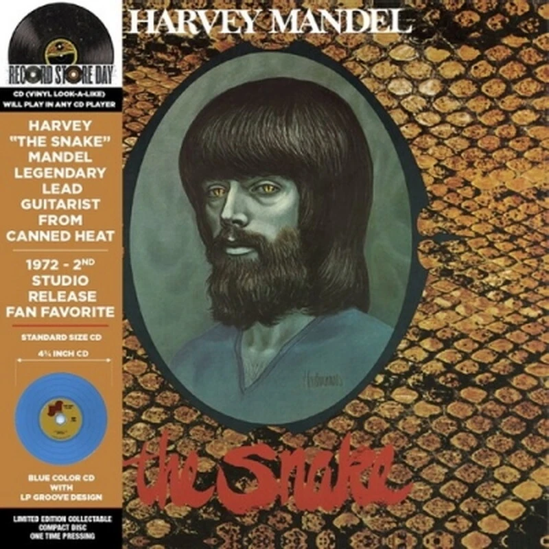 Harvey Mandel - The Snake Translucent Turquoise Vinyl RSD 2025
