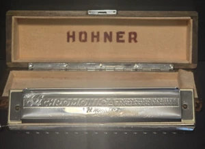 Vintage HOHNER 64 CHROMONICA Harmonica 4 Chromatic Octaves Professional Model - Picture 1 of 18