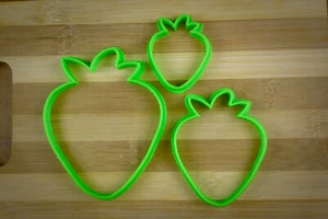 Strawberry fruit - Forest fruit - Cookie cutter Multi-Size - Picture 1 of 10