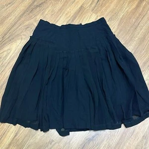 Falda plisada tejida negra BCBGMAXAZRI talla 4 - Imagen 1 de 10