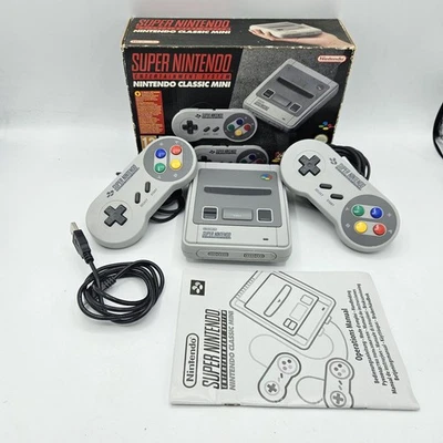 Super nintendo classic mini snes console completa con scatola e originali - Image 1 of 4